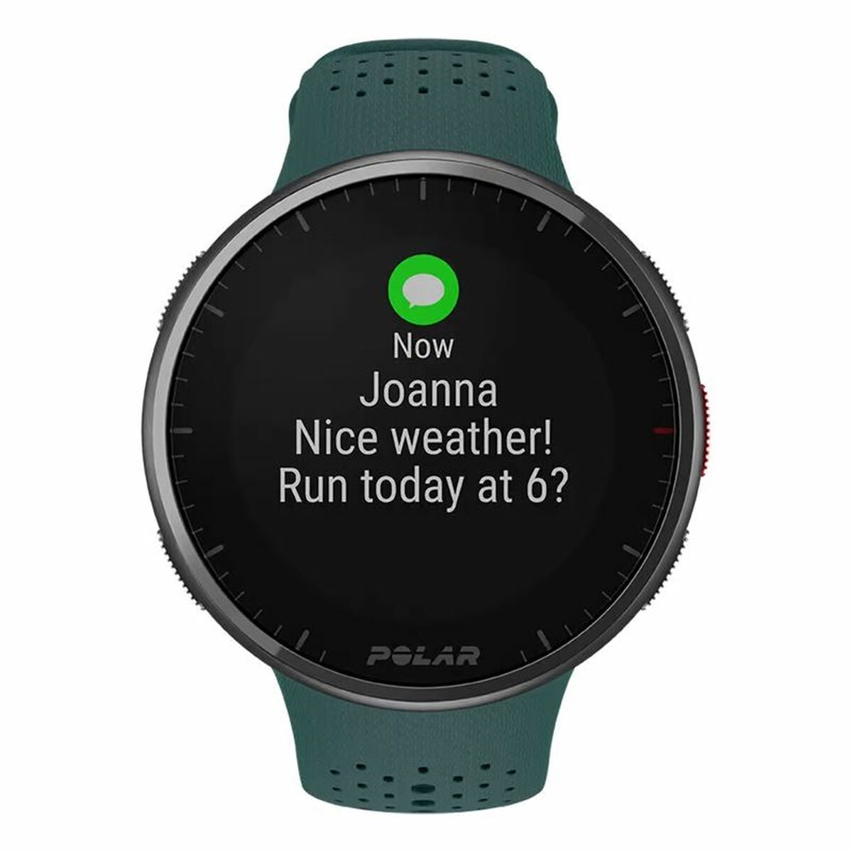 Uhr Sportlich Polar Pro Teal grün (Ø 45 mm)