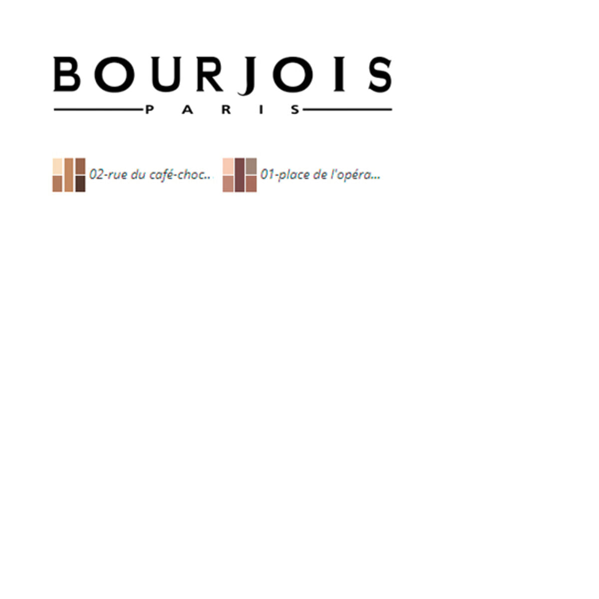 Palette mit Lidschatten Palette Yeux Bourjois 4 in 1