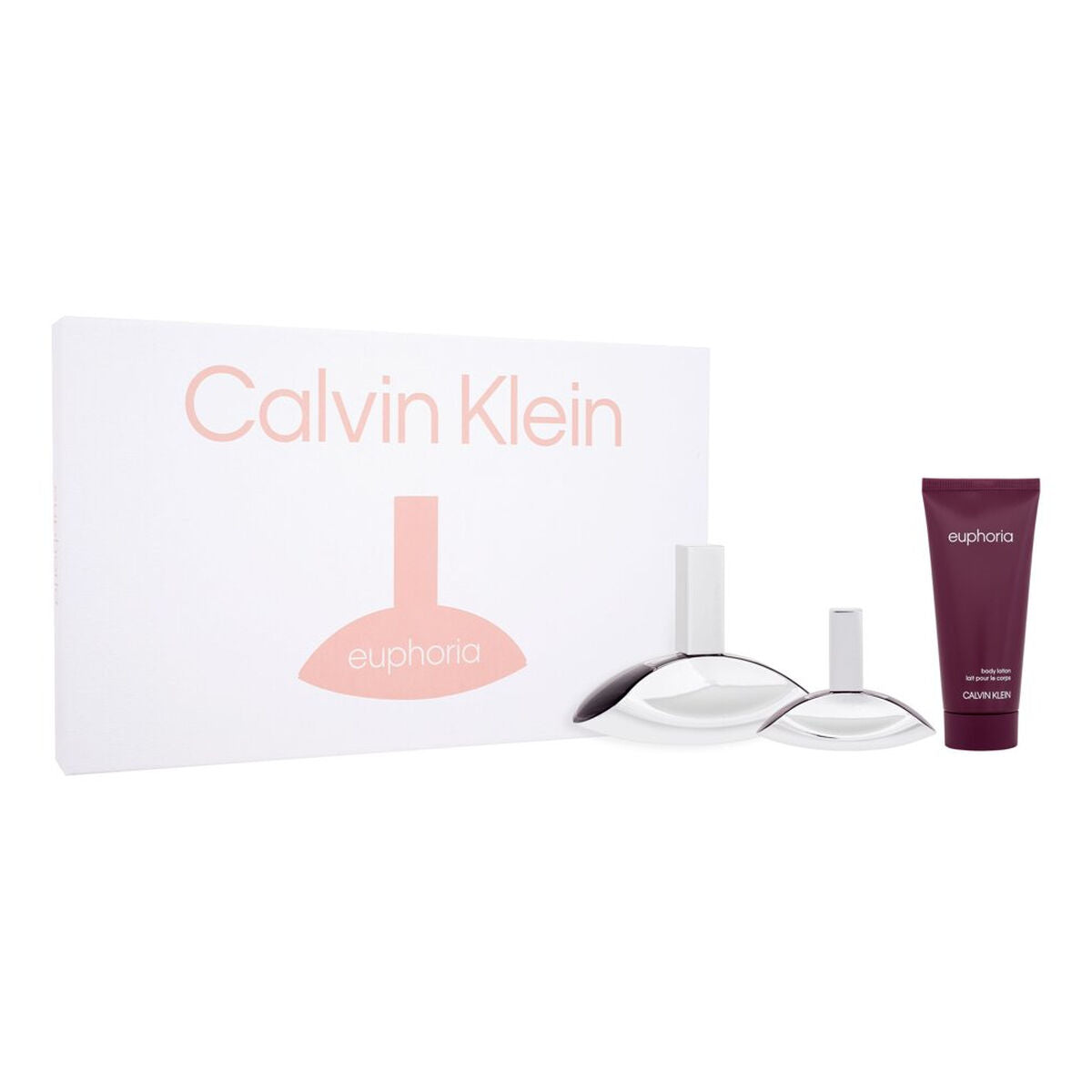 Set mit Damenparfüm Calvin Klein Euphoria 3 Stücke