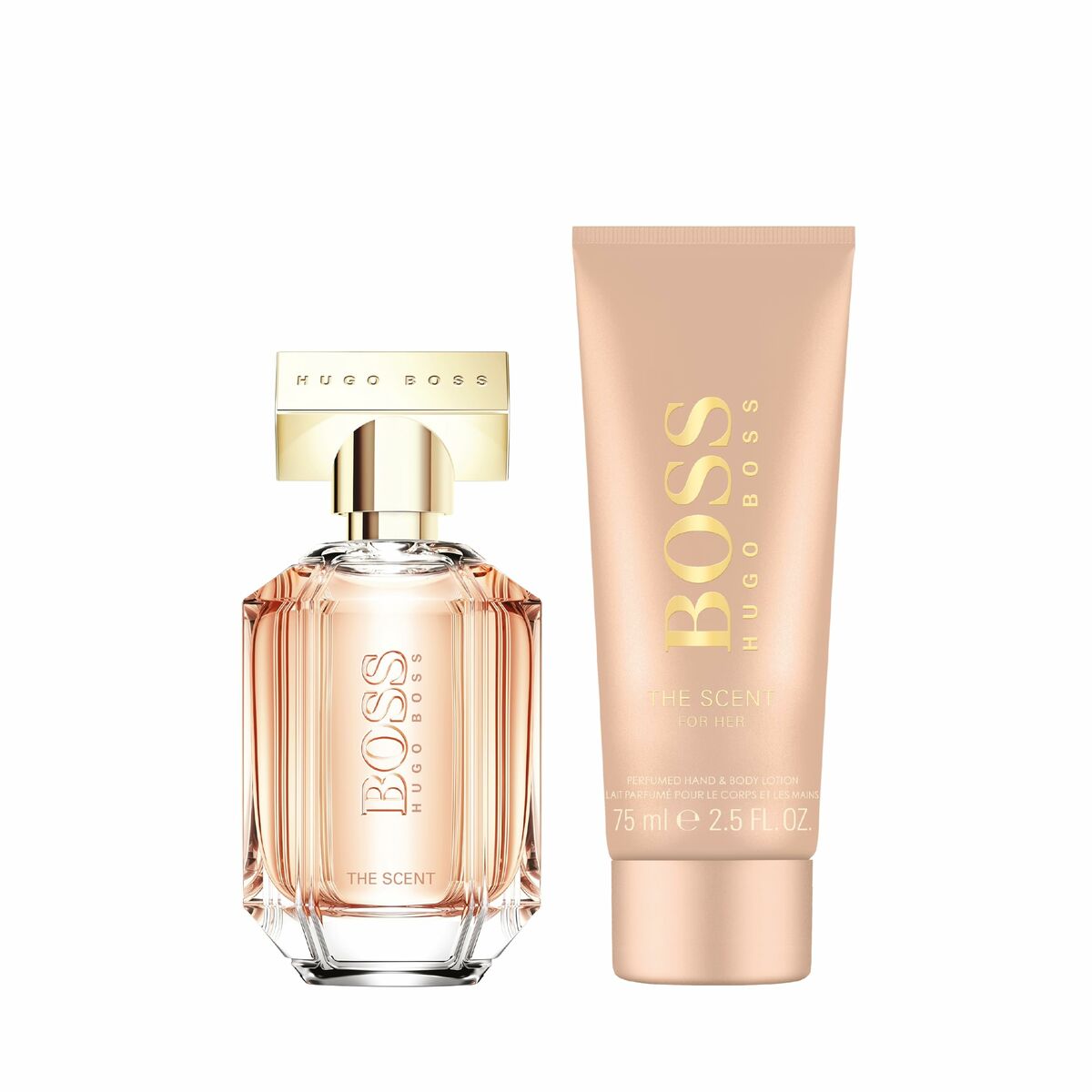 Set mit Damenparfüm Hugo Boss EDP BOSS The Scent 2 Stücke