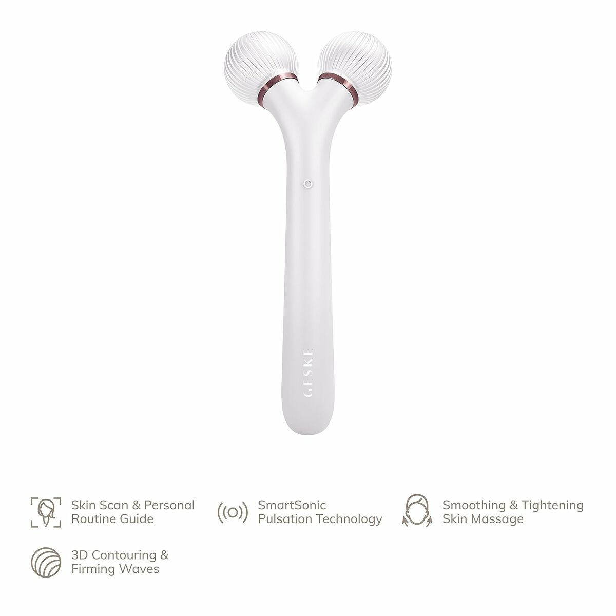 Gesichtsroller Geske SmartAppGuided Ultraschall 4 in 1