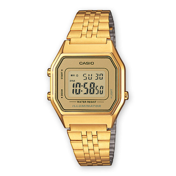 Unisex-Uhr Casio LA680WEGA-9ER Gold