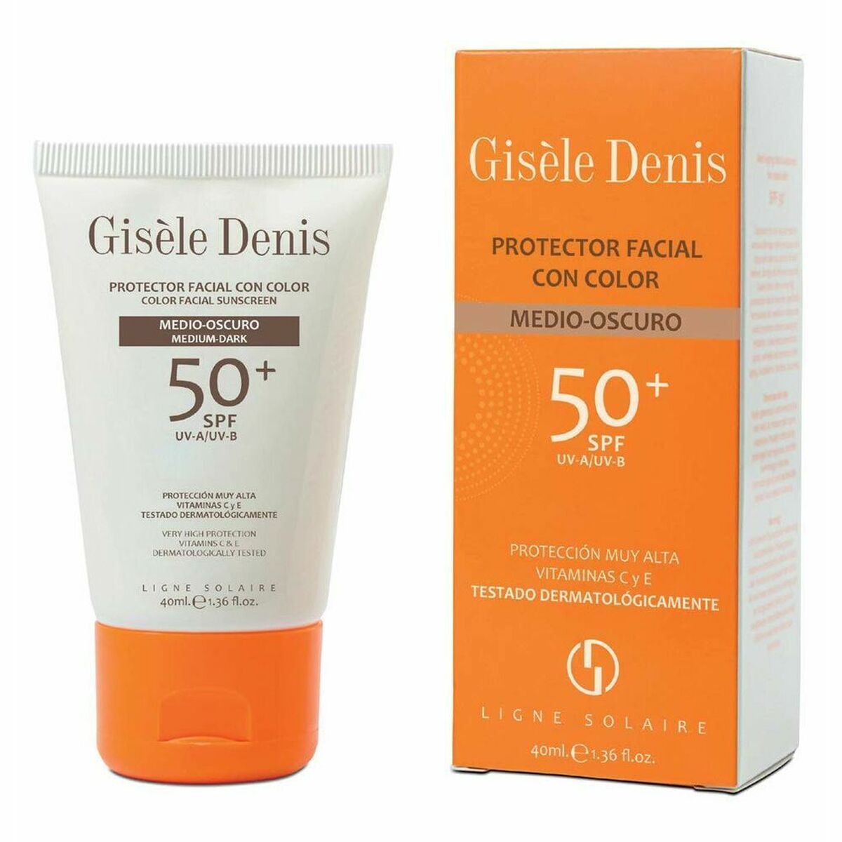 Sonnenschutz mit Farbe Gisèle Denis SPF 50+ Medium Dark (40 ml)