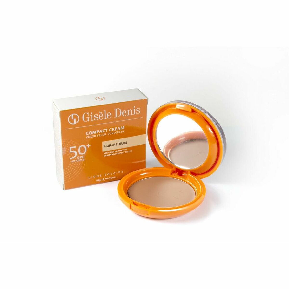 Sonnenschutzcreme für das Gesicht Gisèle Denis Spf 50+ Mittlerer Ton (10 g)