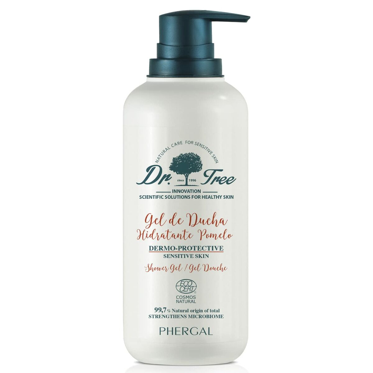Feuchtigkeitsspendendes Duschgel Dr. Tree Empfindliche Haut Grapefruit 500 ml