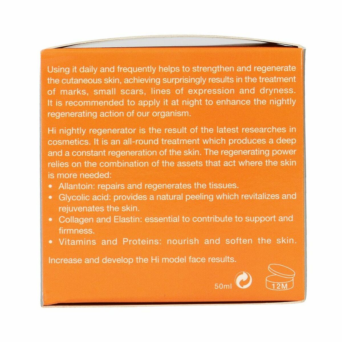 Regenerierende Antifalten-Creme Hi Model Face Redumodel (50 ml)