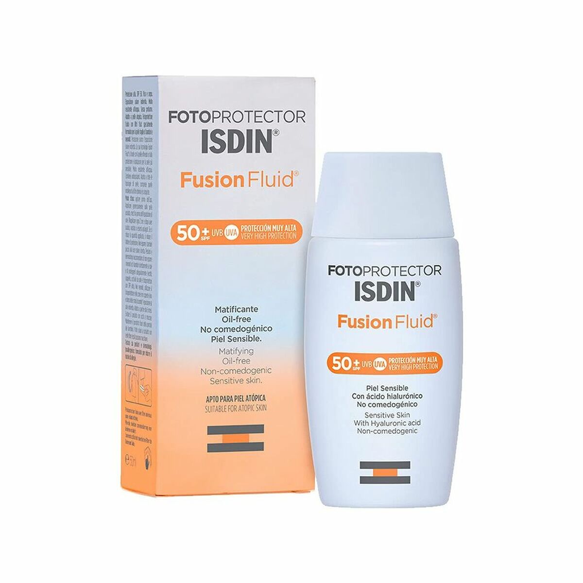Sonnenschutzcreme für das Gesicht Isdin Fusion Fluid 50 ml SPF 50+