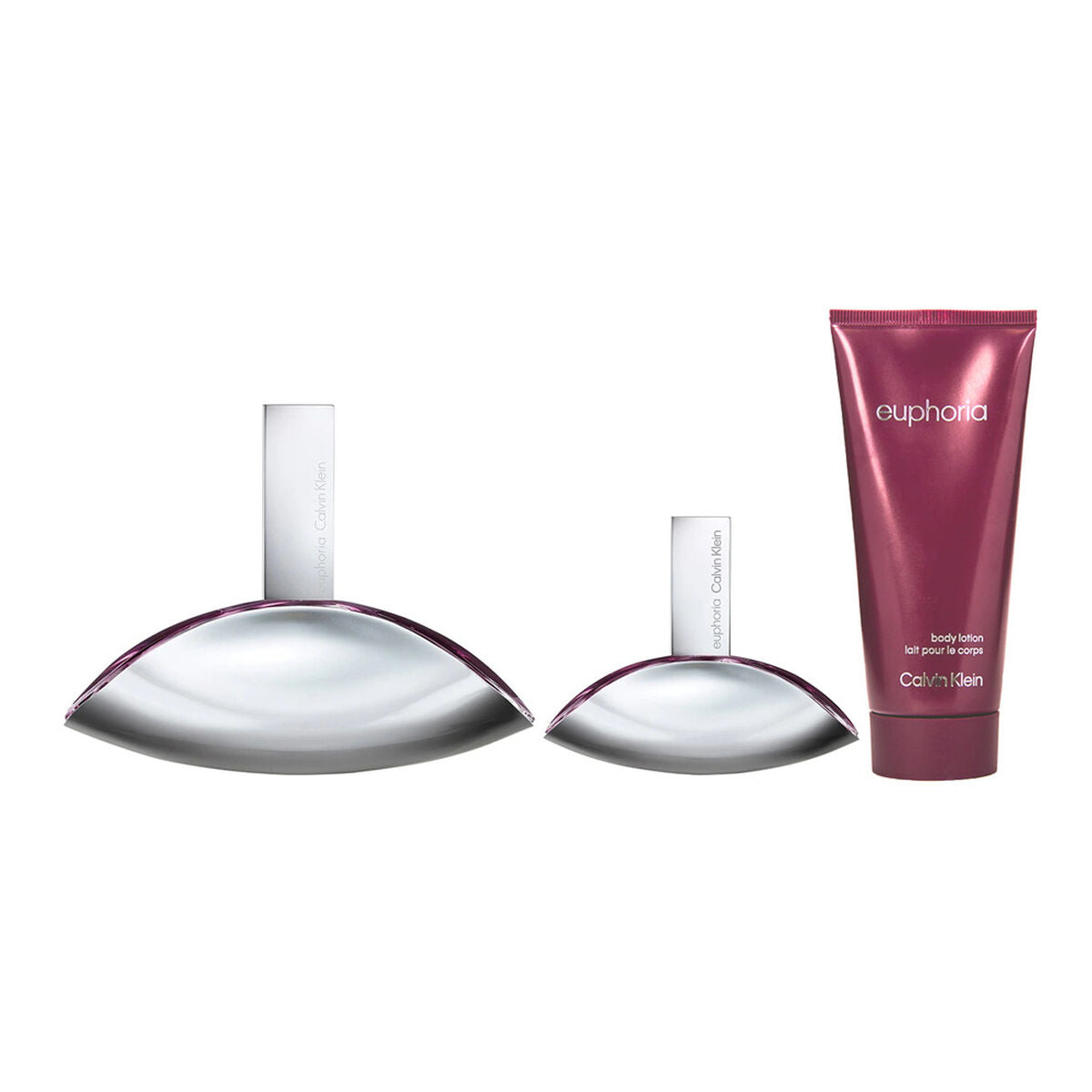 Set mit Damenparfüm Calvin Klein Euphoria 3 Stücke