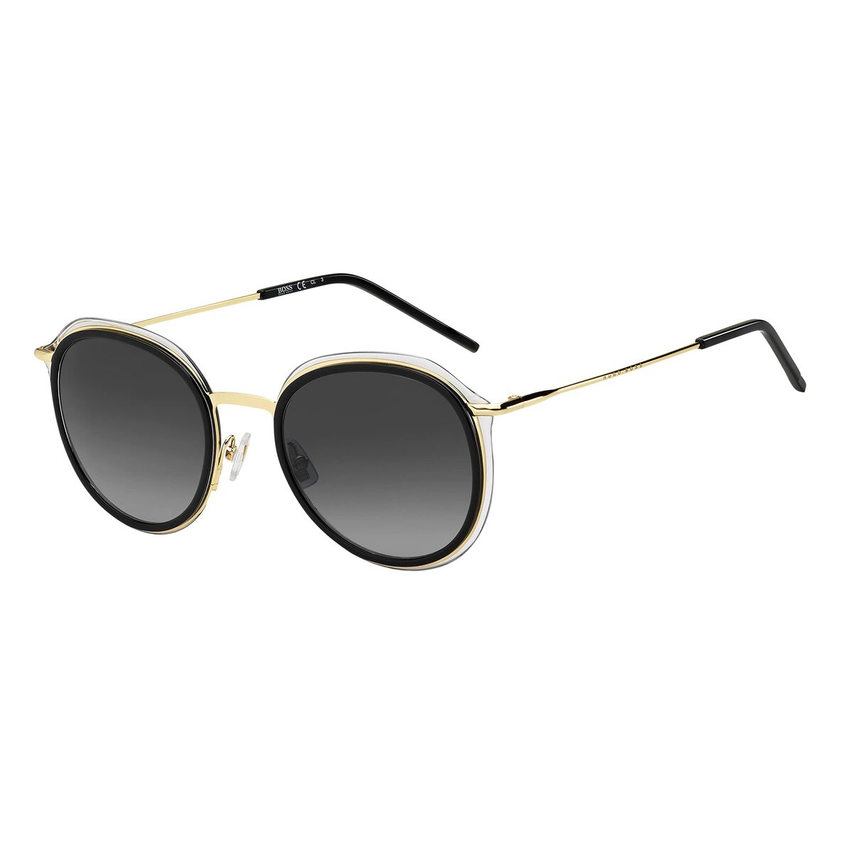 Damensonnenbrille Hugo Boss 1276/S Ø 51 mm Schwarz Gold