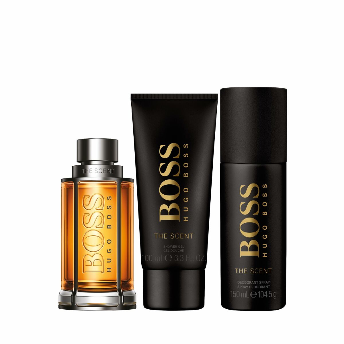 Set mit Herrenparfüm Hugo Boss-boss The Scent 3 Stücke