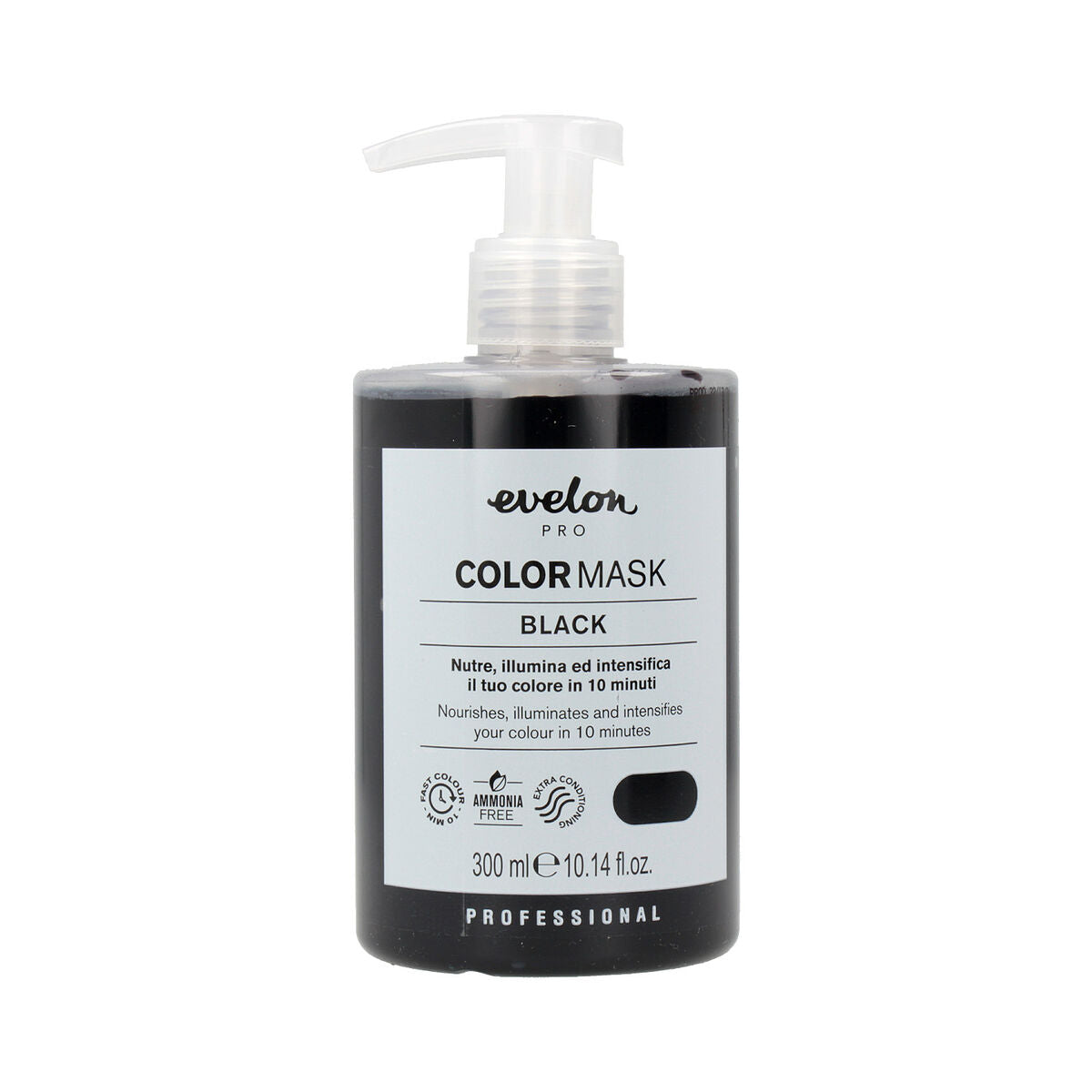 Haarmaske Evelon Pro Pro Color Schwarz Ohne Ammoniak (300 ml)