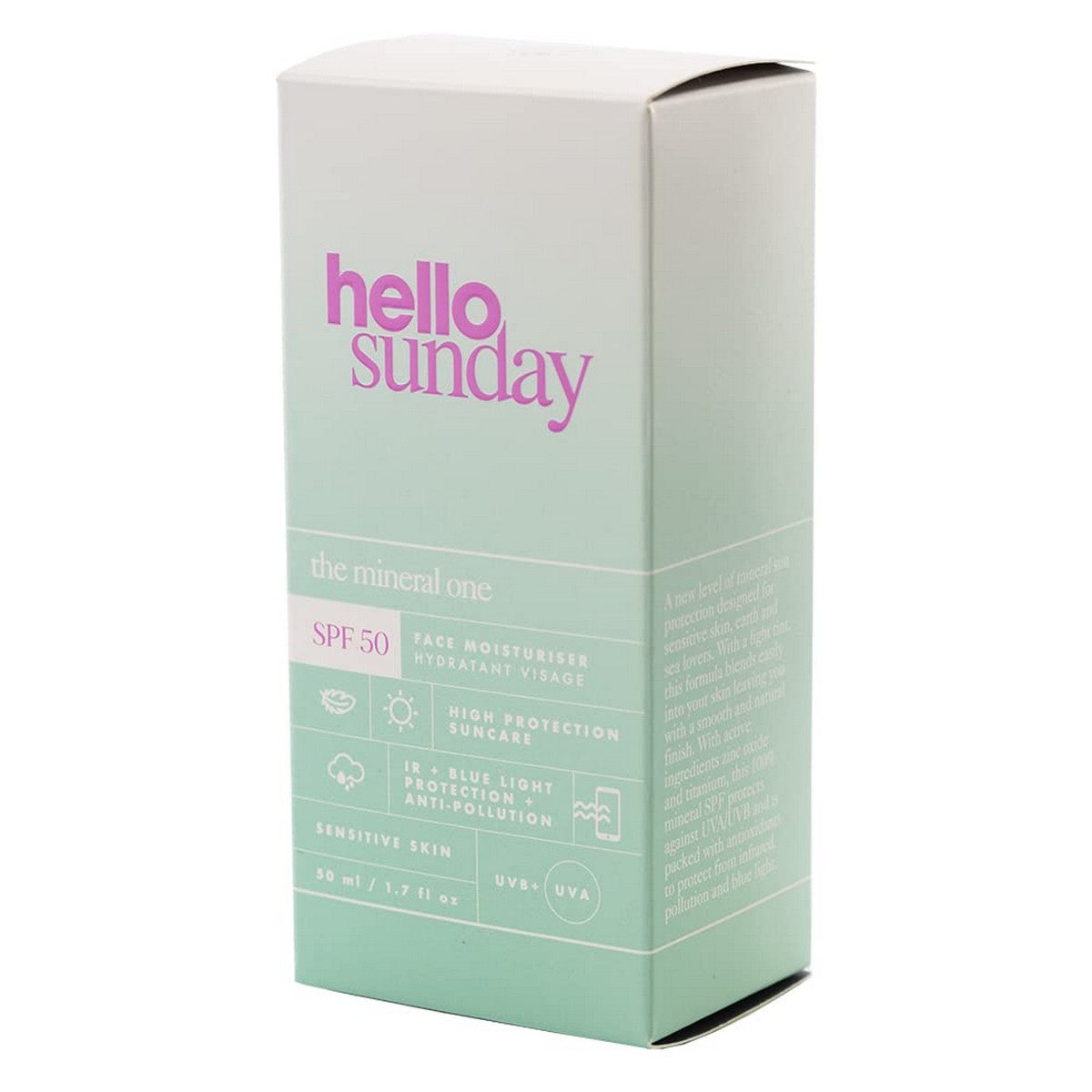 Gesichtscreme Hello Sunday The Mineral One SPF 50 (30 g)