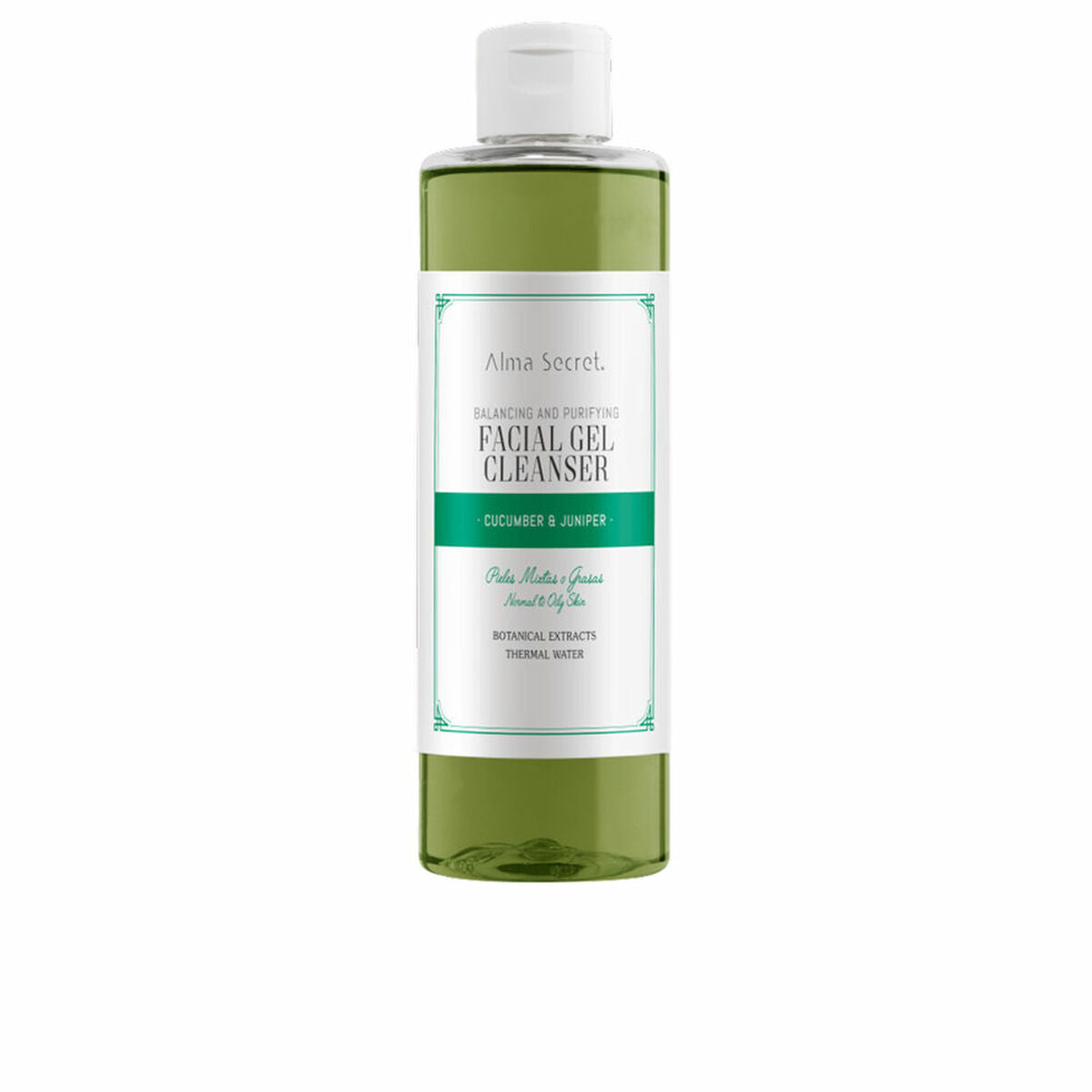 Gesichtsreinigungsgel Alma Secret Wacholder Gurke Ausgleichende Reinigende 200 ml