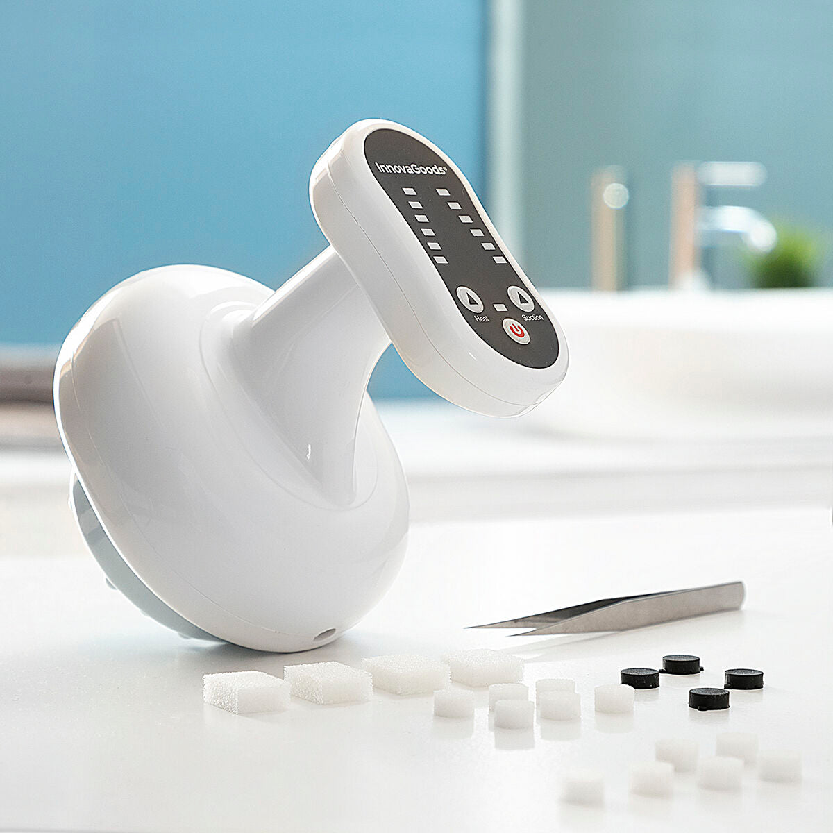 Wiederaufladbares Anti-Cellulite Massagegerät mit Saugglocke und Wärmefunktion Cellout InnovaGoods