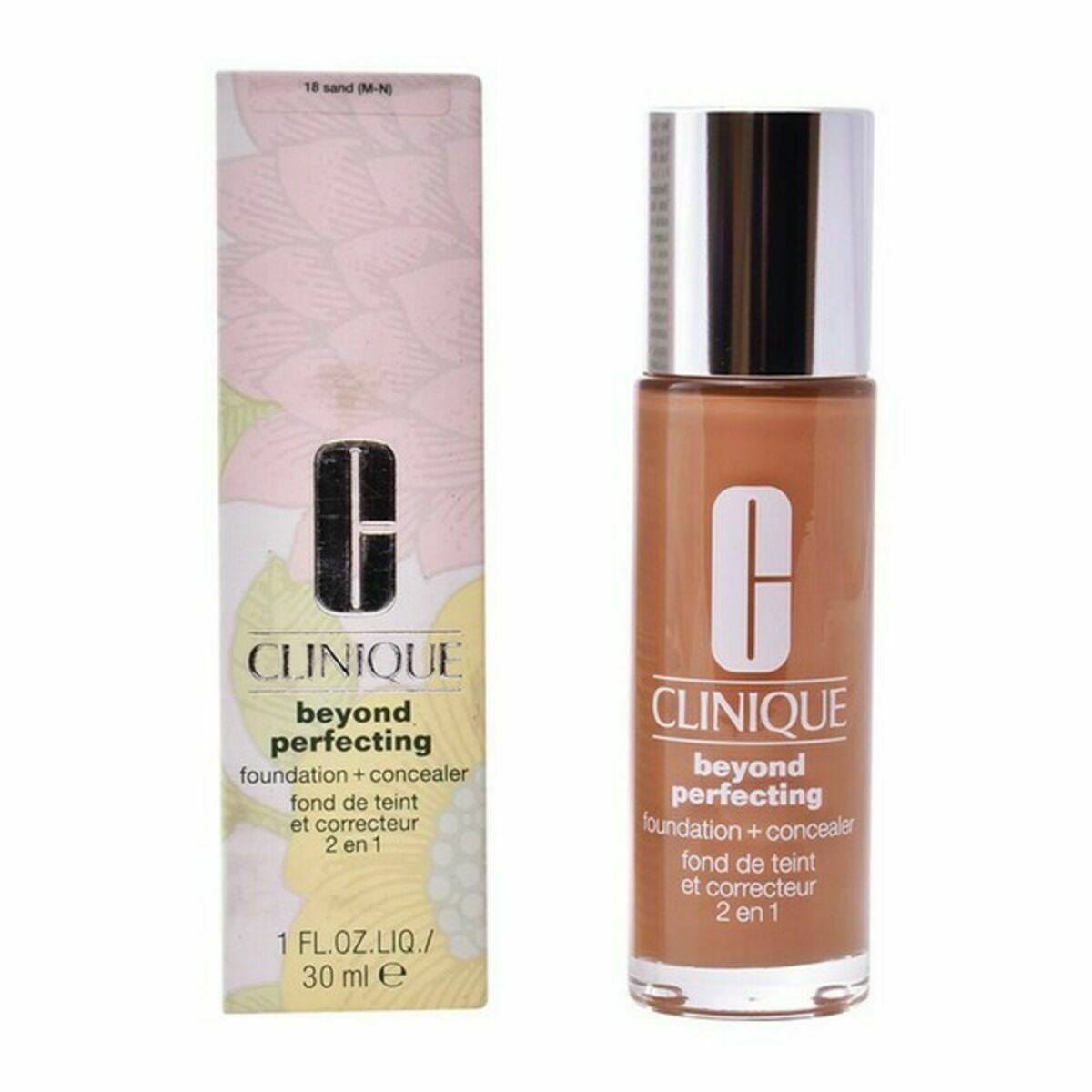 Fluid Makeup Basis Clinique Beyond Perfecting Gesichtsconcealer Nº 18 Sand 30 ml