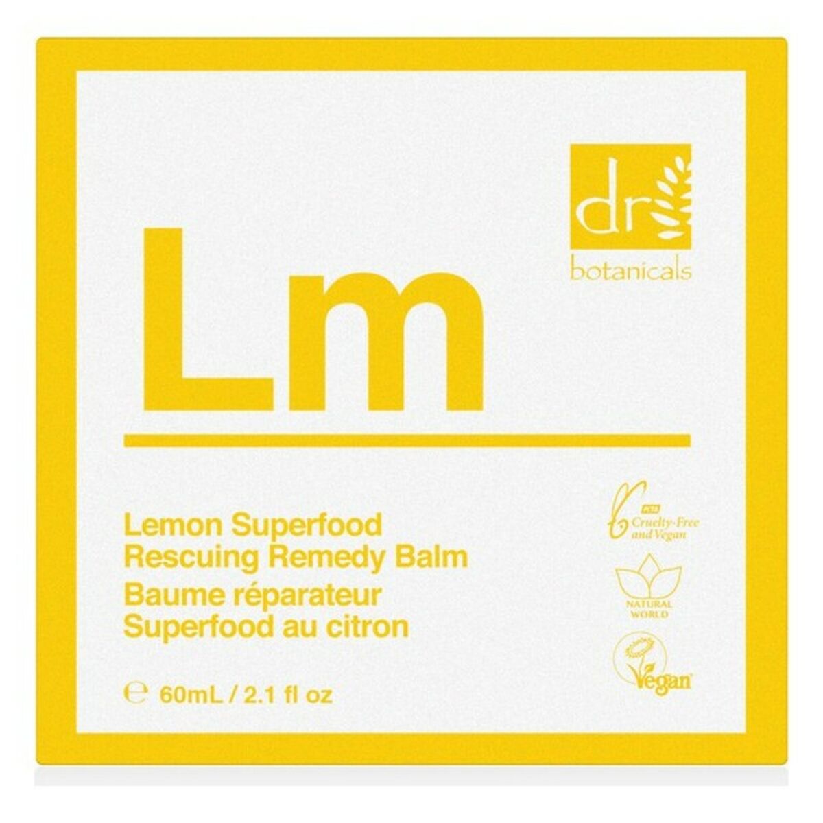 Feuchtigkeitsspendendes Balsam Lemon Superfood Botanicals Lemon Superfood 60 ml