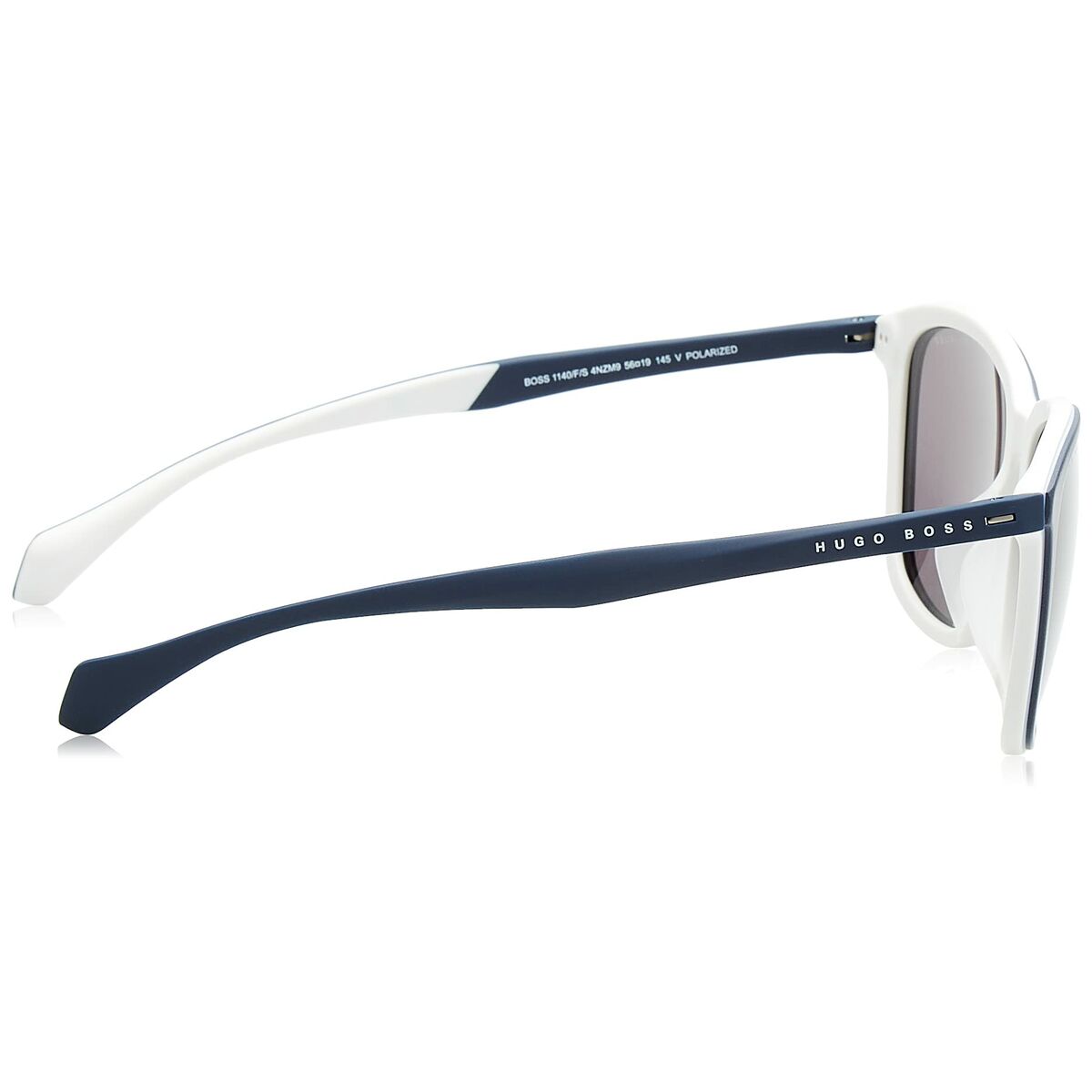 Herrensonnenbrille Hugo Boss 1140/F/S Polarisiert ø 56 mm Blau Grau