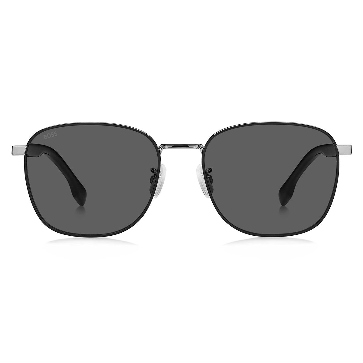 Herrensonnenbrille Hugo Boss 1407/F/SK ø 58 mm Schwarz Silberfarben