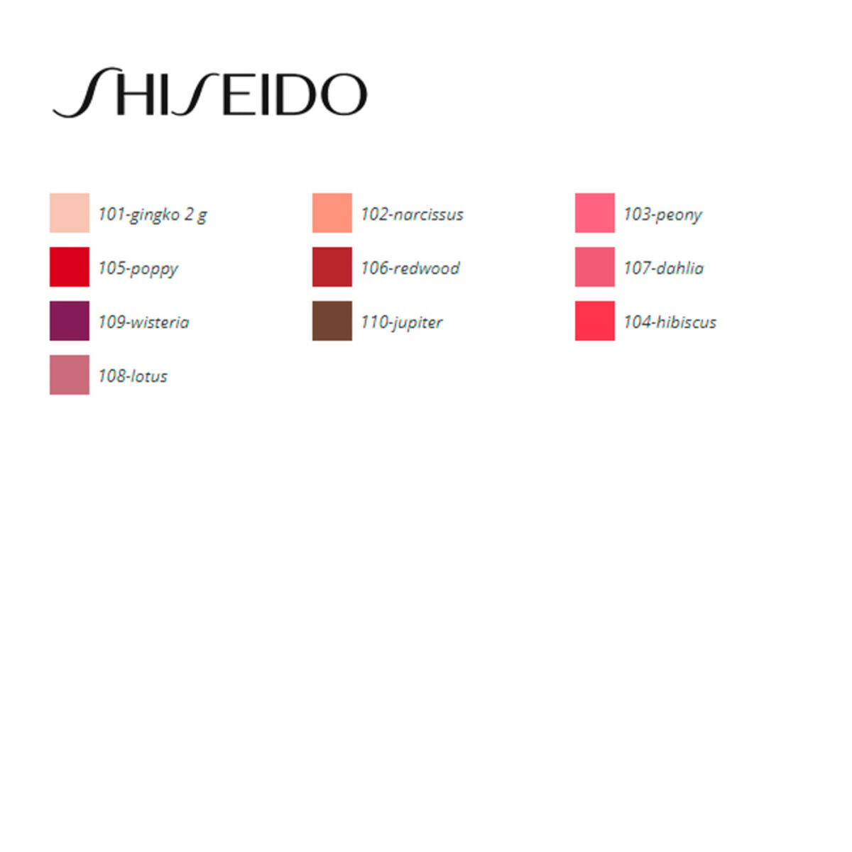 Lippenbalsam Colorgel Shiseido (2 g)