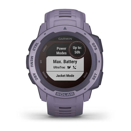 Smartwatch GARMIN Instinct Solar GPS Lila 1"