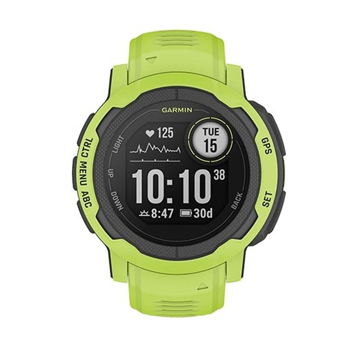 Smartwatch GARMIN Instinct 2 grün Grau 0,9" 45 mm