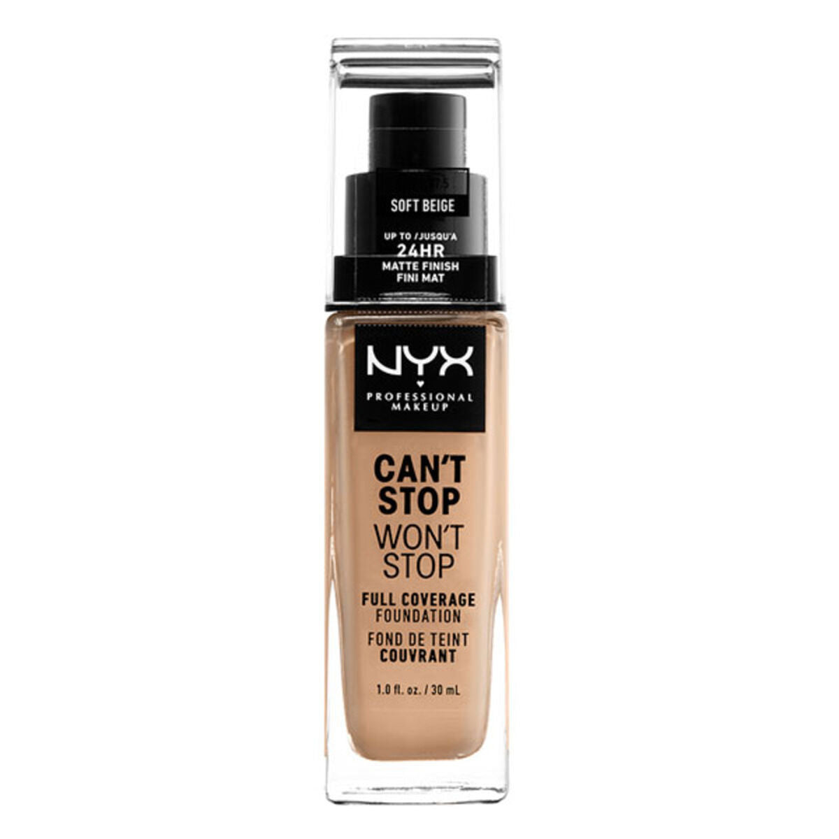 Fluid Makeup Basis Can't Stop Won't Stop NYX 800897157241 (30 ml) (30 ml)