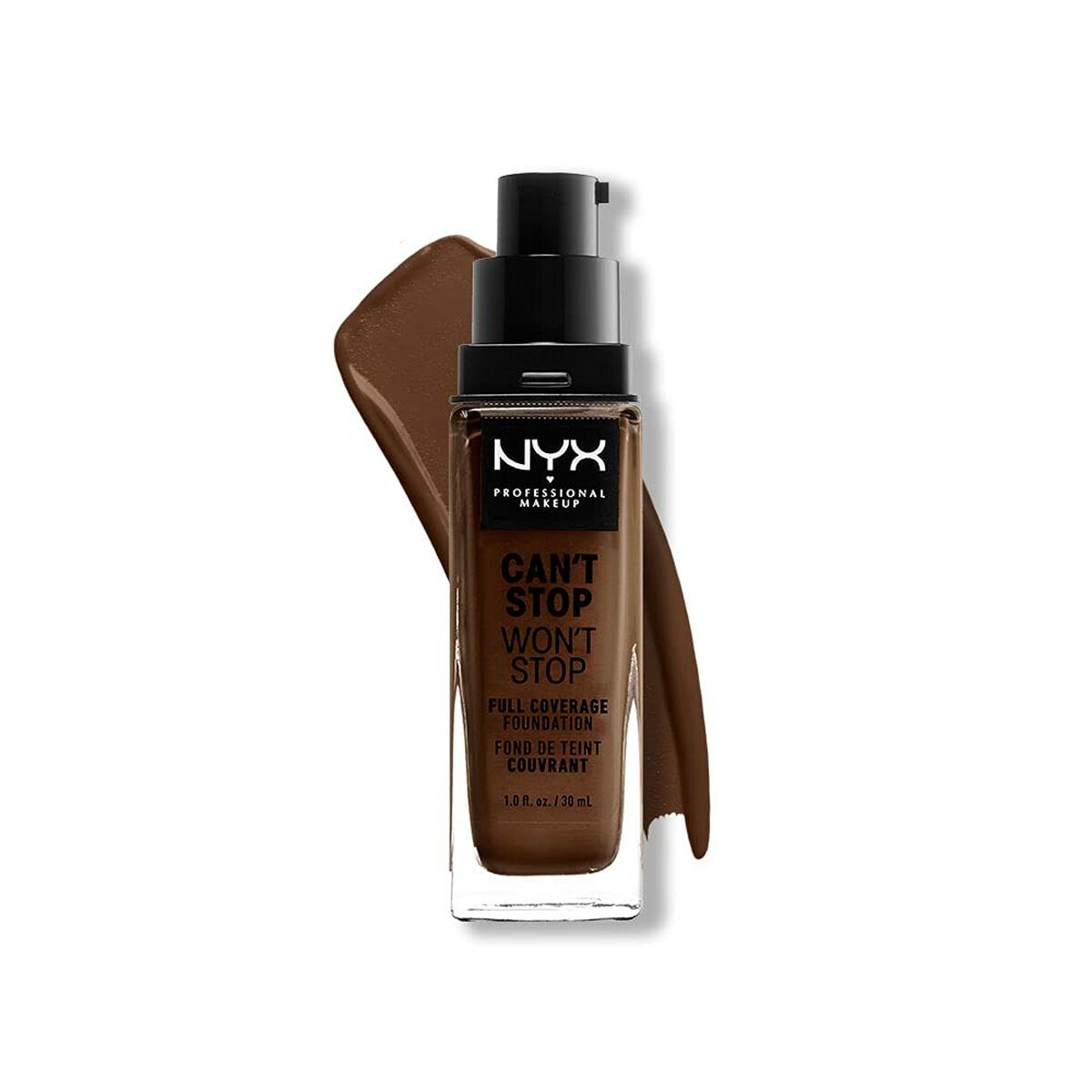 Cremige Make-up Grundierung NYX Can't Stop Won't Stop chestnut 30 ml