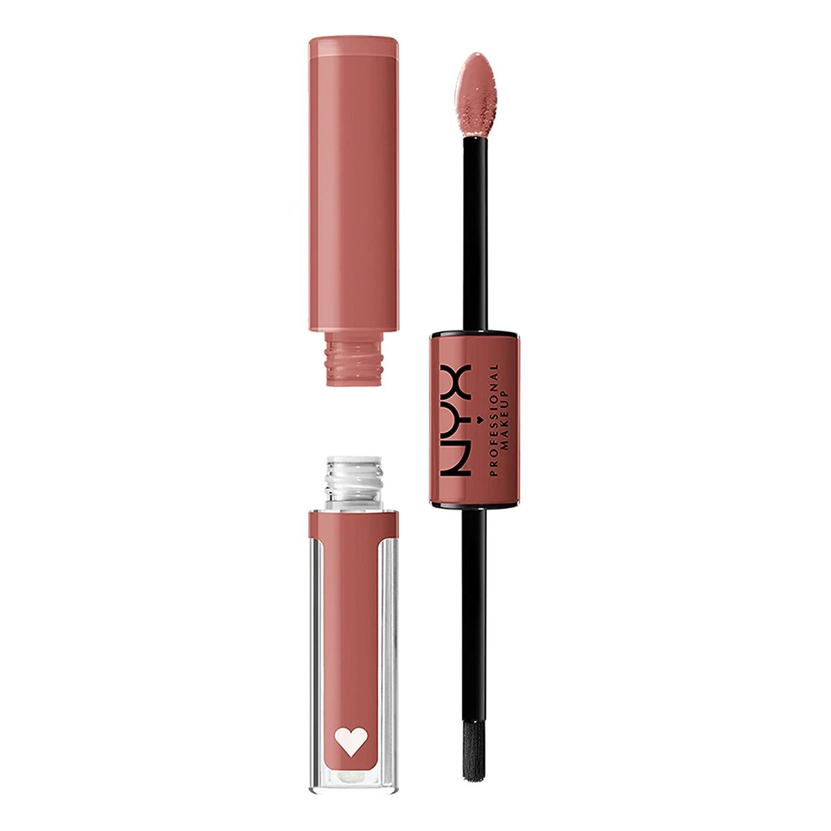 Lippgloss NYX Shine Loud magic maker Braun Rosa 3,4 ml