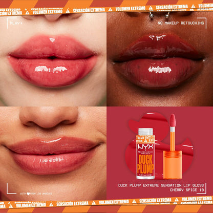 Lippgloss NYX Duck Plump Cherry spicy 6,8 ml