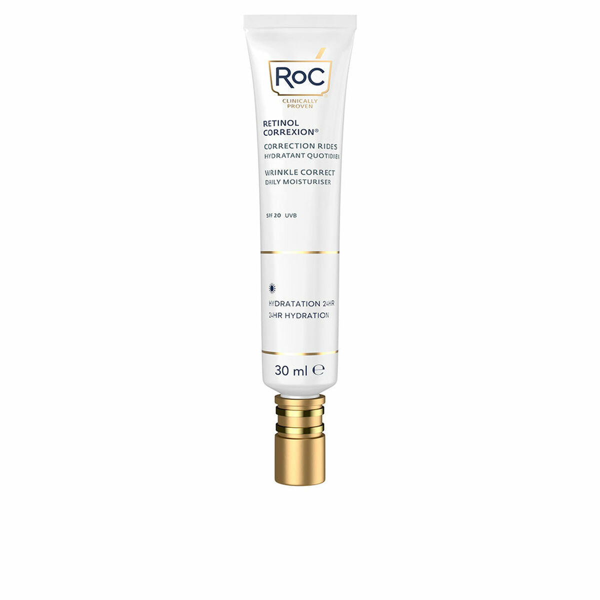 Anti-Falten Creme Roc Wrinkle Correct Spf 30 Vitamin E Retinol 30 ml