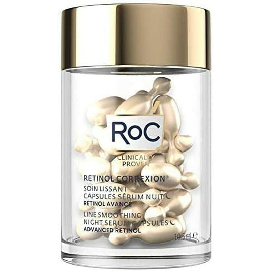 Gesichtsserum Roc Line Smoothing Retinol Nacht 30 Kapseln