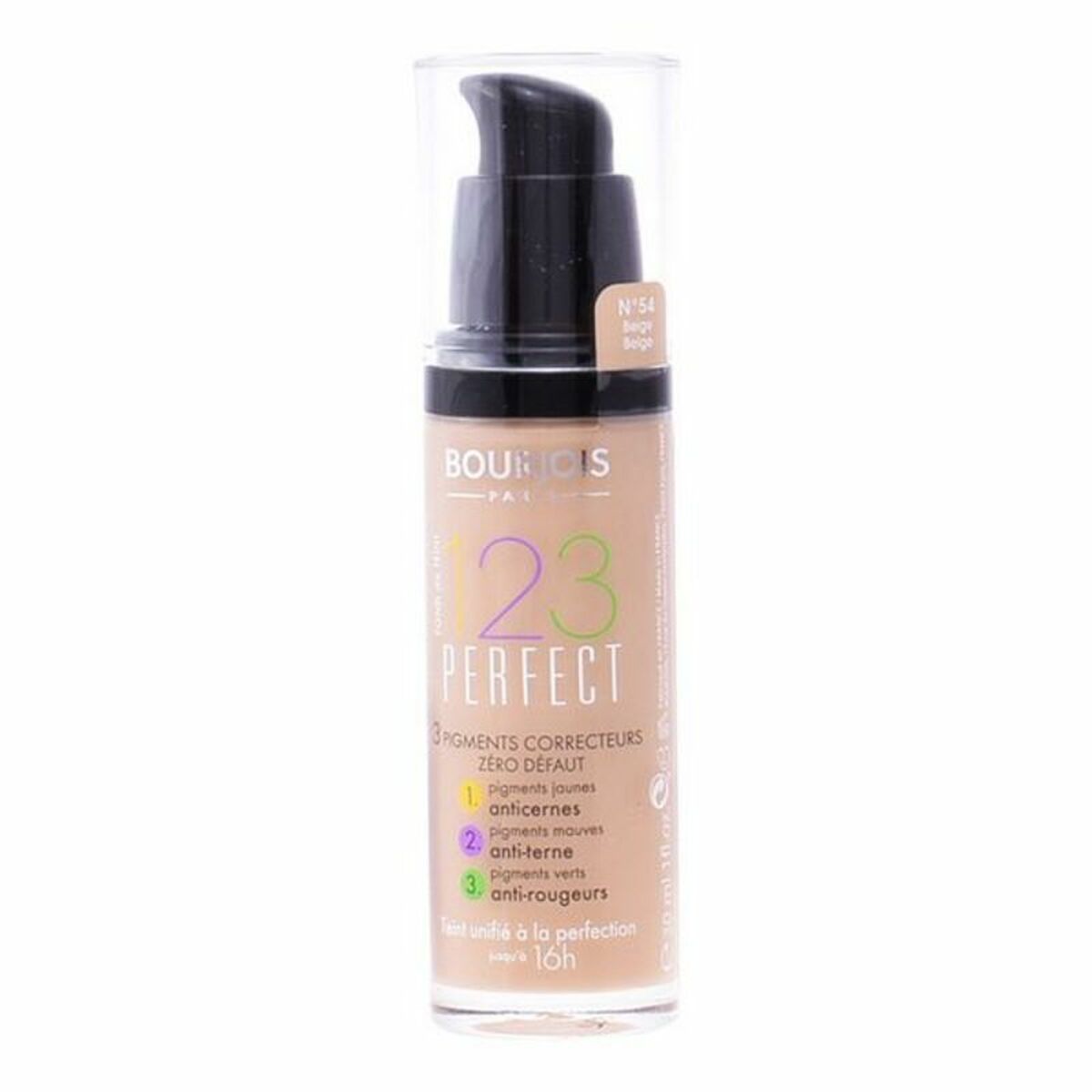 Flüssig-Make-up-Grundierung 123  Perfect Bourjois Spf 10 (30 ml)