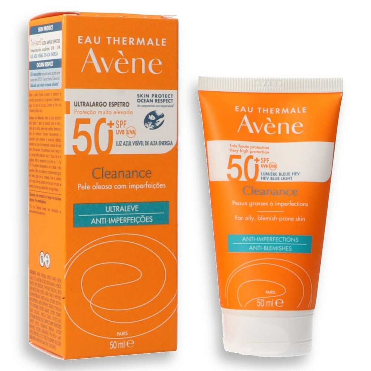 Körperlotion Avene Cleanance Spf 50 (50 ml)