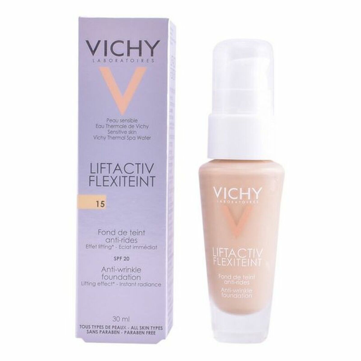 Flüssig-Make-up-Grundierung Liftactiv Flexiteint Vichy Spf 20