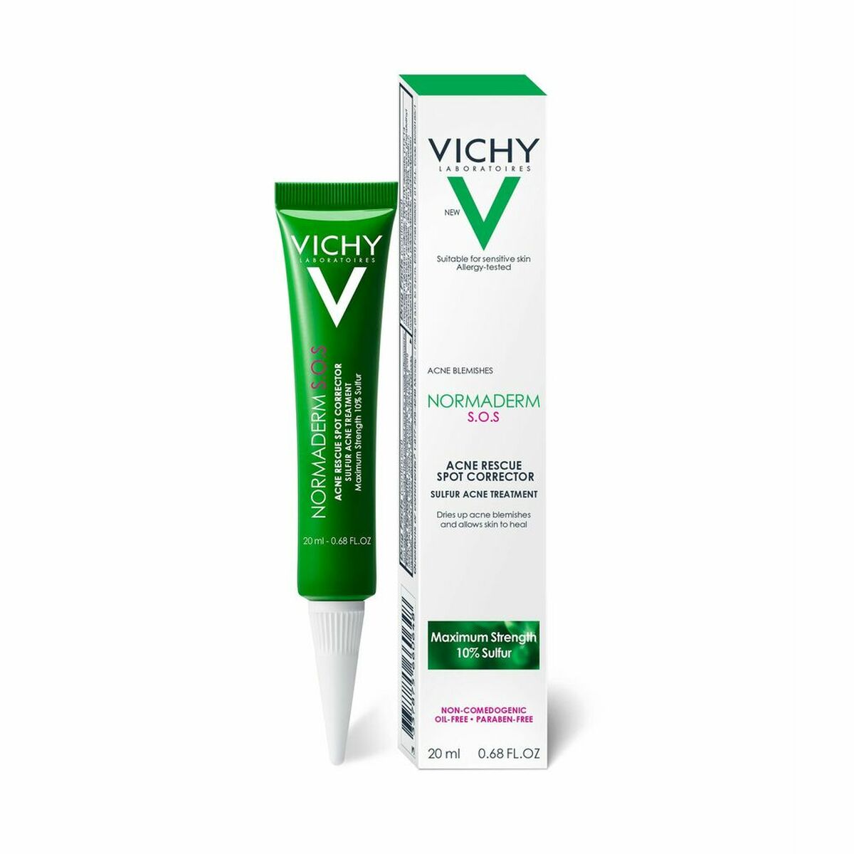 Pflege von Fettiger Haut Vichy Normaderm SOS Sulfur Paste (20 ml)