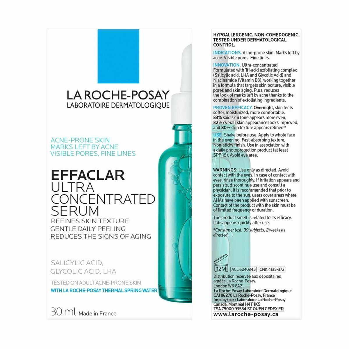 Peelingserum La Roche Posay Effaclar Konzentriert (30 ml)