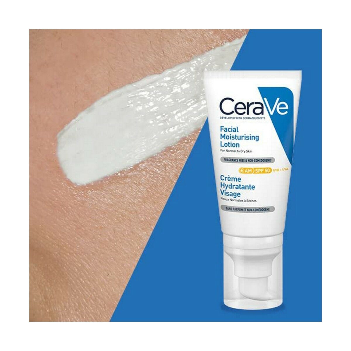 Sonnenschutz CeraVe Facial Moisturising Lotion Spf 50 52 ml