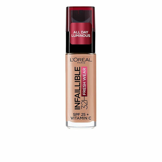 Cremige Make-up Grundierung L'Oreal Make Up Infalible Fresh Wear 160-lin rose Spf 25 (30 ml)