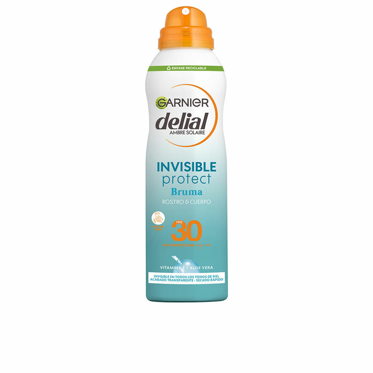 Sonnenschutzmaske Garnier Invisible Protect Spf 30 (200 ml)