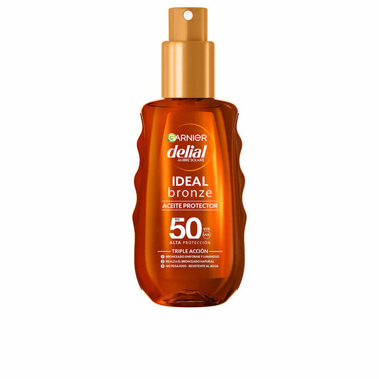 Sonnenöl Garnier Delial Ideal Bronze Spf 50 150 ml Bräunungsmittel Schutzkörper