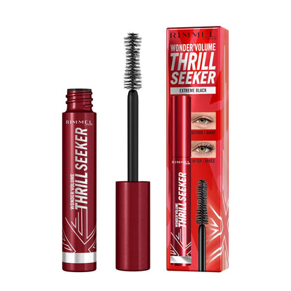 Wimperntusche Rimmel London Wonder Volume Thrill Seeker Extreme Black 8 ml