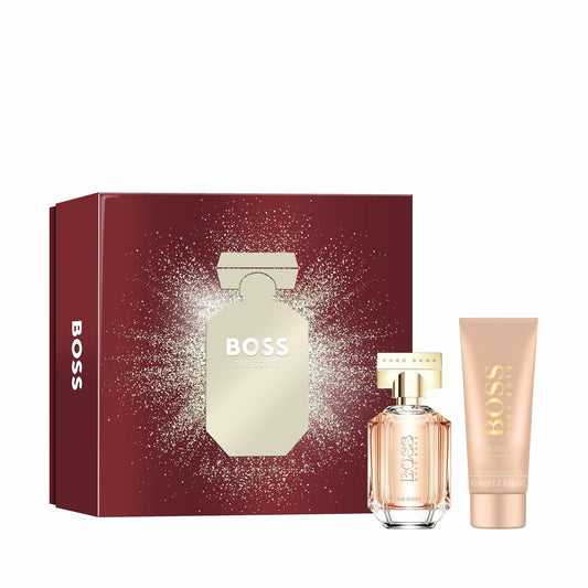 Set mit Damenparfüm Hugo Boss EDP BOSS The Scent 2 Stücke