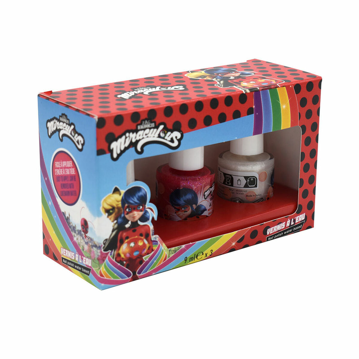 Schminkset für Kinder Lady Bug Miraculous 3 Stücke