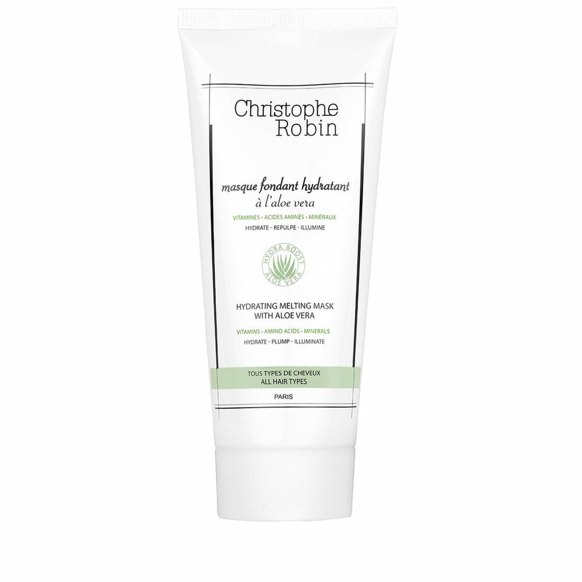 Haarmaske Christophe Robin Feuchtigkeitsspendend Aloe Vera (200 ml)