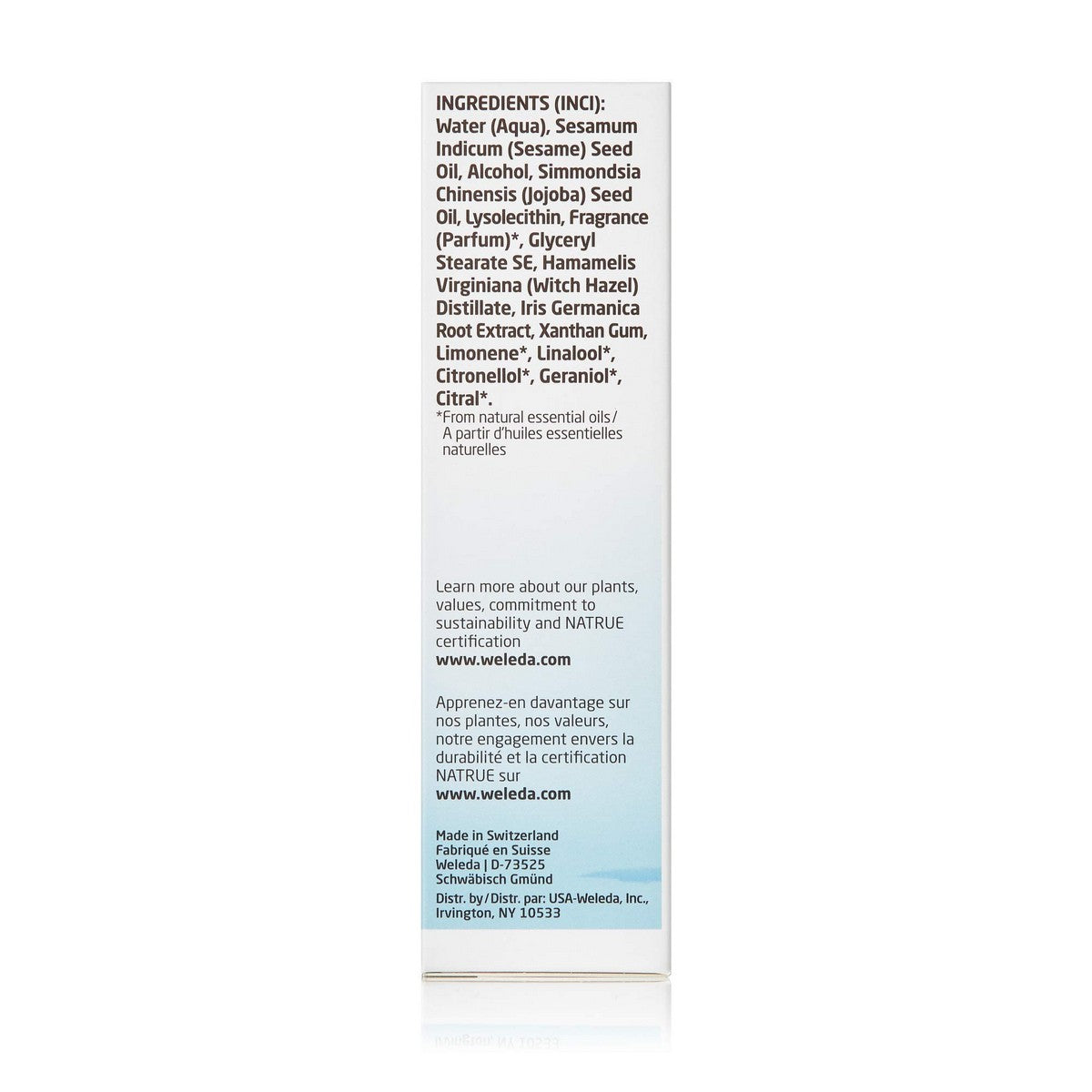 Reinigungsmilch Weleda Agua De Hamamelis 100 ml