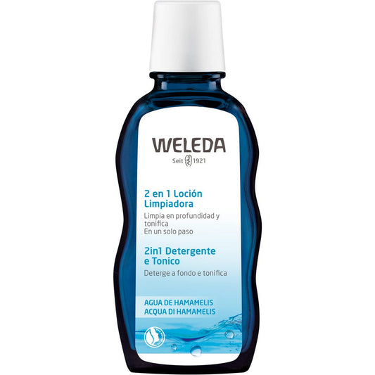 Gesichtslotion Weleda Agua De Hamamelis 2-in-1 Reiniger 100 ml