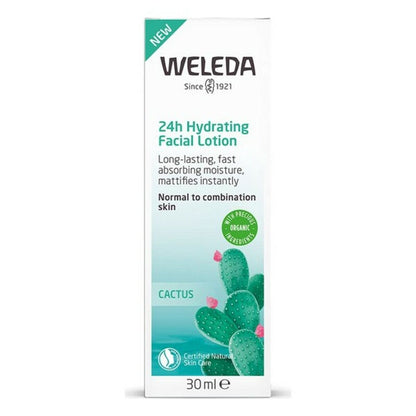 Feuchtigkeitsspendende Gesichtslotion Cactus Opuntia 24h Weleda 102079 30 ml