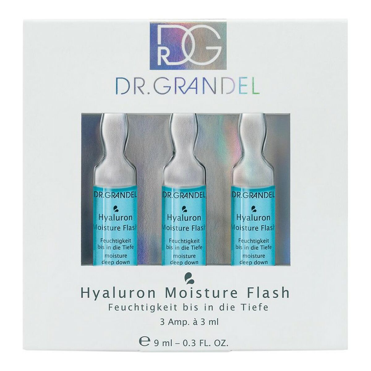 Ampullen mit Lifting-Effekt Hyaluron Moisture Dr. Grandel 3 ml