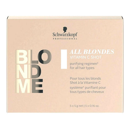 Stärkende Haarkur Blondme Keratin Restore All Blondes Shot Detox Schwarzkopf Blondme Keratin (25 g)