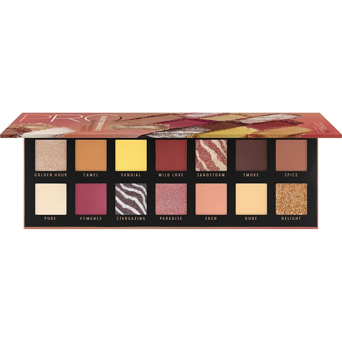 Palette mit Lidschatten Catrice Pro Desert Romance 010-romance slim (10,6 g)